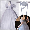 BENECREAT 1 Set Women's Wedding Dress Zipper Replacement DIY-BC0009-93F-5