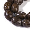 Natural Red Snowflake Obsidian Beads Strands G-K362-D01-02-3