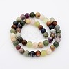 Natural & Synthetic Mixed Gemstone Beads Strands G-P070-26-4mm-2