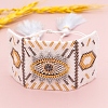 Friendship Eye Loom Pattern Seed Beads Bracelets for Women BJEW-Z013-15A-1