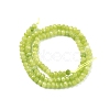 Dyed Natural Malaysia Jade Rondelle Beads Strands G-E316-2x4mm-41-2