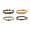 Gemstone Round Beaded Stretch Bracelet for Women BJEW-JB07708-1