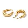 Rack Plating Brass Hoop Earrings for Women EJEW-L224-62G-2