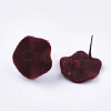 Flocky Iron Stud Earring Findings IFIN-S704-33B-2
