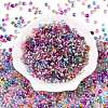 6/0 Baking Paint Transparent Glass Seed Beads SEED-N006-06-2