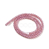 Baking Painted Transparent Glass Beads Strands DGLA-A034-J3mm-B08-3
