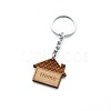 House Wood Keychain for Women PW-WG46203-01-1
