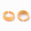 Spray Painted Alloy Cuff Rings RJEW-T011-30F-RS-2