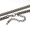 Iron Curb Chains Twisted Chain Necklace Makings MAK-J009-05B-1