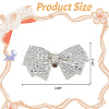 Bowknot Rhinestone Shoe Decoration DIY-WH0430-522B-2