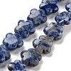 Natural Blue Spot Jasper Beads Strands G-F769-D01-01-1