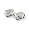 Non-Tarnish Drawing 201 Stainless Steel Slide Charms/Slider Beads STAS-C016-11P-1-3