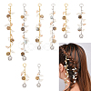 Shell Hair Accessories Chain Clips for Woman Girls OHAR-AB00005-1