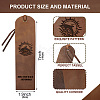 Cowhide Leather Labels AJEW-WH0386-0026-2