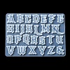 Gothic Style Letter A~Z DIY Silicone Molds DIY-P078-02-5