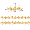Handmade Brass Beaded Chains CHC-I006-02G-3