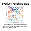 Sea Creatures Theme PVC Wall Stickers DIY-WH0228-897-2