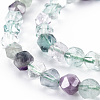 Natural Fluorite Beads Strands G-S376-001A-3