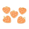 Real 18K Gold Plated Brass Pendants KK-L206-012G-2