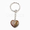 Natural & Synthetic Mixed Stone Keychain KEYC-JKC00166-2