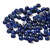 Dyed Natural Lapis Lazuli Dome/Half Round Cabochons G-G037-01C-03-2