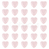 Olycraft 1 Strand Natural Rose Quartz Heart Beads Strands G-OC0003-31-1