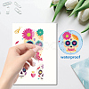 8 Sheets 8 Styles PVC Waterproof Wall Stickers DIY-WH0345-103-3