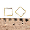 Brass Beads Frames KK-M288-01G-C-3