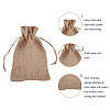   Natural Burlap Packing Pouches ABAG-PH0002-11-9x13mm-3