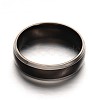 304 Stainless Steel Wide Band Finger Rings X-RJEW-F043-46-17mm-1