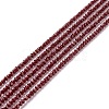 Transparent Glass Beads Strands GLAA-C019-01B-11-1