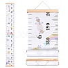 Creative Cartoon Decorative Home Canvas Hanging Height Measurement Ruler HJEW-WH0042-47D-1