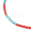 4Pcs 4 Colors Adjustable Glass Seed Beads Braided Bracelet Sets BJEW-JB10803-4