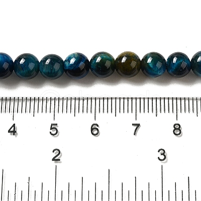 Dyed Natural Tiger Eye Beads Strands G-G102-A02-02-1