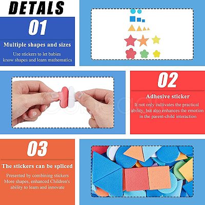 Foam Stickers Self-Adhesive Stickers DIY-NB0003-19-1