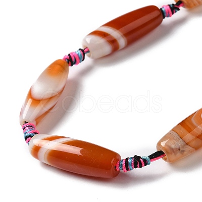 Natural Agate Beads Strands G-K334-01E-1