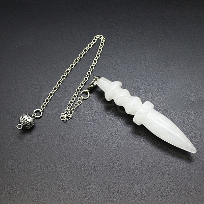 Natural Quartz Crystal Dowsing Pendulum Big Pendants PW-WG71136-05-1