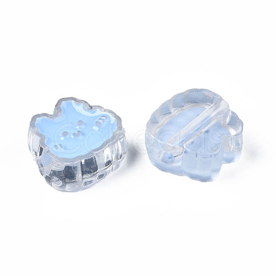 Transparent Acrylic Beads ACRC-S039-02A-1