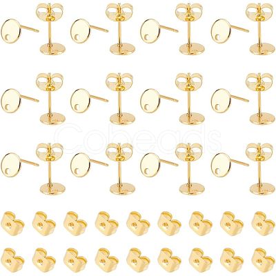 Unicraftale 304 Stainless Steel Stud Earring Findings STAS-UN0019-05P-1