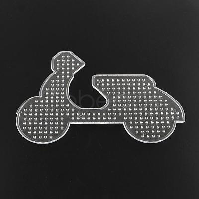 Motorcycle ABC Plastic Pegboards used for 5x5mm DIY Fuse Beads DIY-Q009-46-1