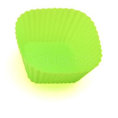 Reusable Food Grade Silicone Cupcake Mold Set BAKE-PW0001-035B-1