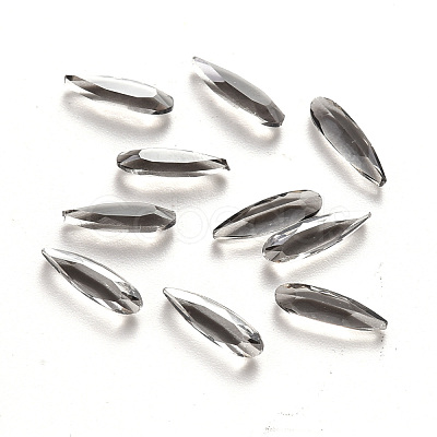 Teardrop Transparent Glass Cabochons MRMJ-T009-149-1