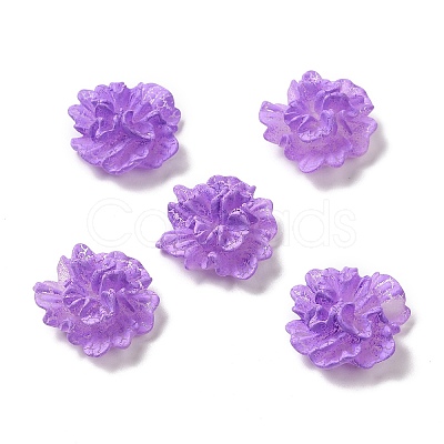 Opaque Resin Cabochons RESI-E049-03B-1