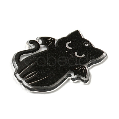 Halloween Themed Double-sided Printed Acrylic Pendants OACR-L017-03A-1