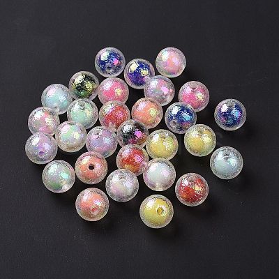 Transparent Acrylic Beads OACR-P011-09N-1