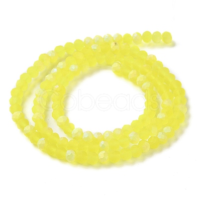 Transparent Glass Beads Strands EGLA-A044-T6mm-MB29-1