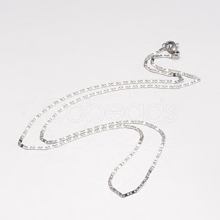 304 Stainless Steel Necklace X-MAK-K062-11A-P-1