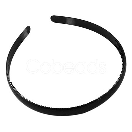 Plain Plastic Hair Band Findings PJH103Y-10-1