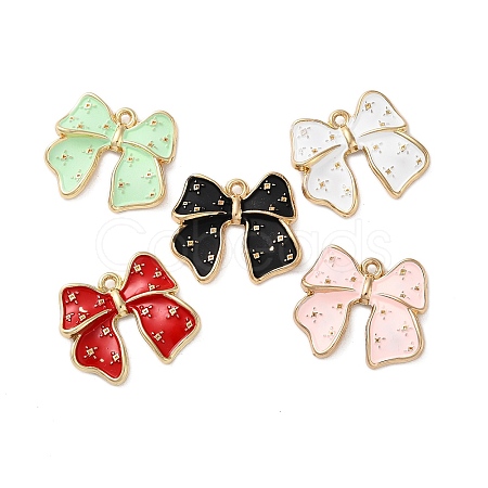 Alloy Enamel Pendants FIND-O003-07A-G-1