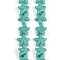 Synthetic Coral Dyed Carved Beads Strands, Starfish, Turquoise, 10~11x10x5.5mm, Hole: 0.8mm, about 31pcs/strand, 10.04''(25.5cm)